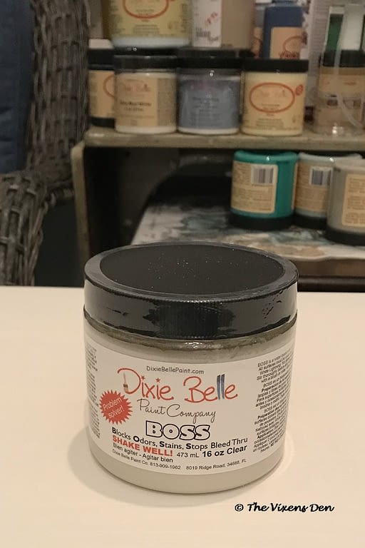 a jar of Dixie Belle Boss