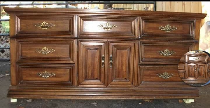 dresser to buffet makeover project